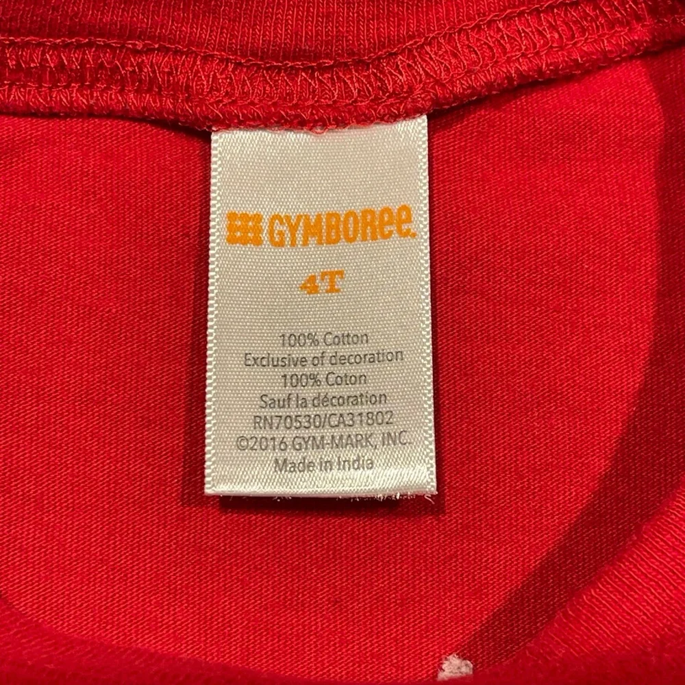 Gymboree Boys Good All Year Christmas Holiday Long Sleeve TShirt‎ Size 4T EUC